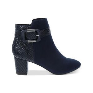 Karen Scott Womens 10.5 M Navy Blue Ivyy High Heel Dress Booties NIB JB2